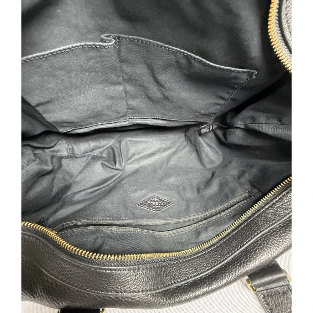 Fossil Preston Patchwork Satchel Bag Brown Multi Excellent‎ condition